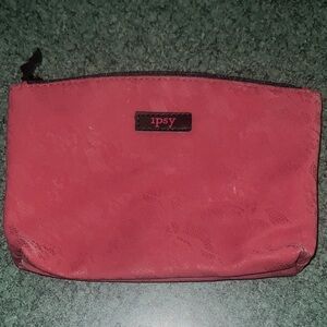 Ipsy—Red Cosmetic Bag—NWOT